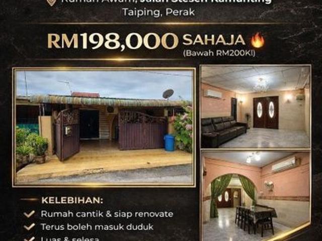 House for sale in Perak, Taiping
