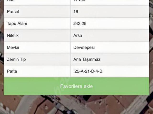 Yıldıztepe Mahallesi, Odunpazarı içerisinde satılık Arsa