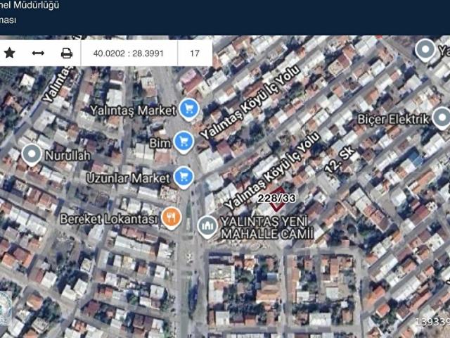 Mustafakemalpaşa, Bursa içerisinde satılık Arsa
