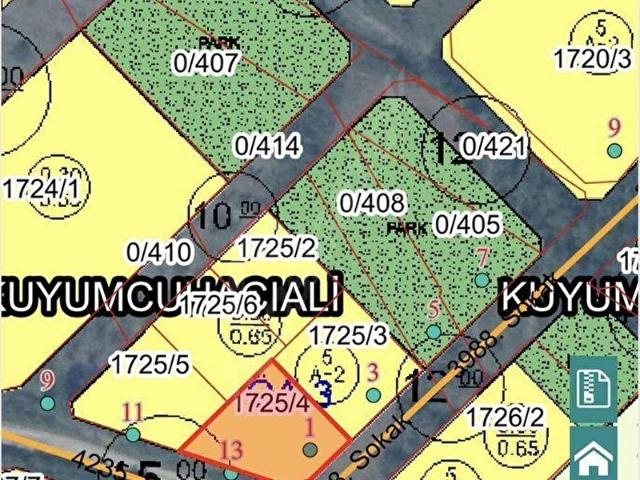 Kuyumcu Hacıali, Düzce Merkez içerisinde satılık Arsa