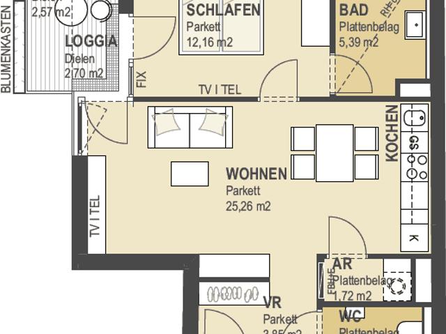 Apartment mieten in KG Mariahilf, Wien