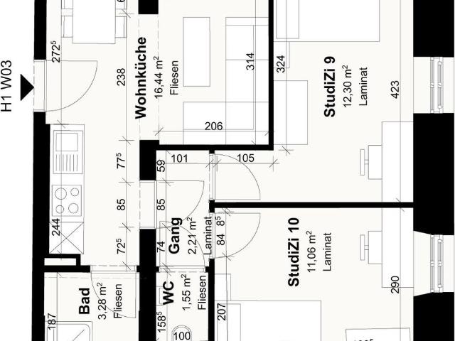 Apartment mieten in Leoben, Nennersdorf