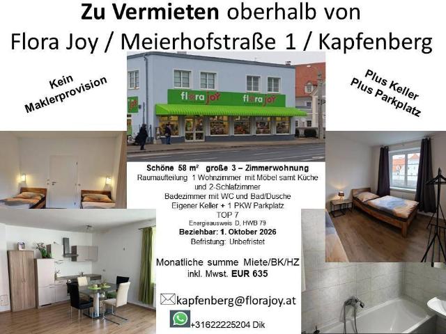 Apartment mieten in Hafendorf, Kapfenberg