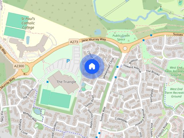 House for rent in Perryfields, West Sussex