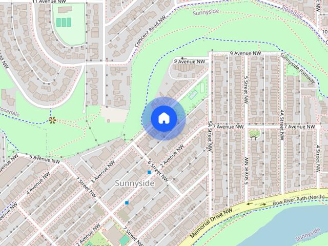 House for rent in Sunnyside, Calgary
