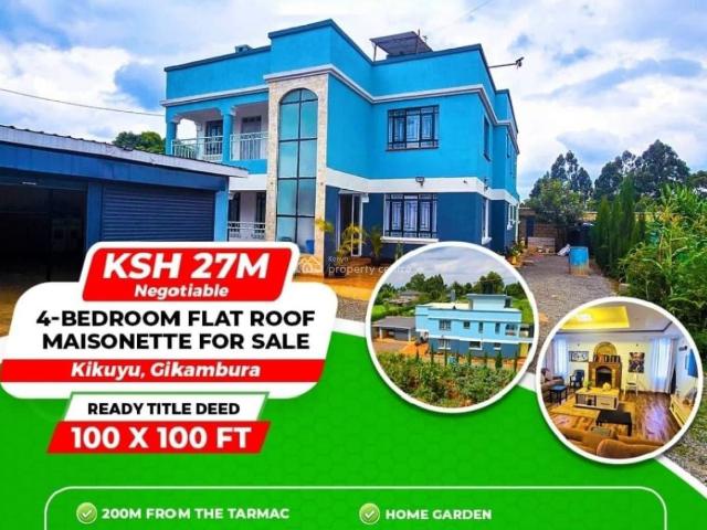 House for sale in Kikuyu, Kiambu