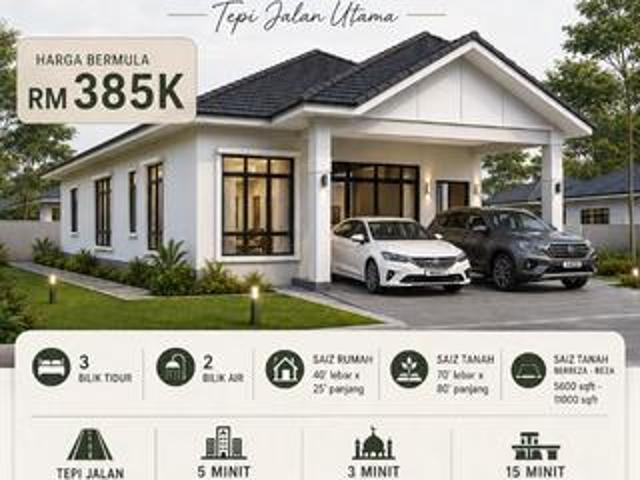 Bungalow for sale in Perak, Kuala Kangsar