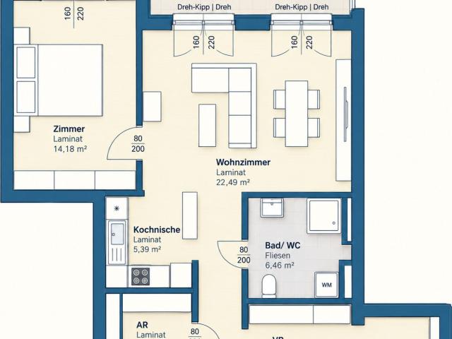 Apartment mieten in Katastralgemeinde Baierdorf, Graz
