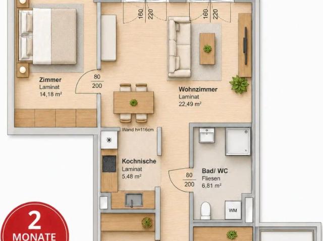 Apartment mieten in Gries, Gersdorf-Feistritz