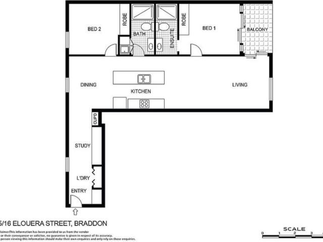 Apartment for rent in Braddon, North Canberra