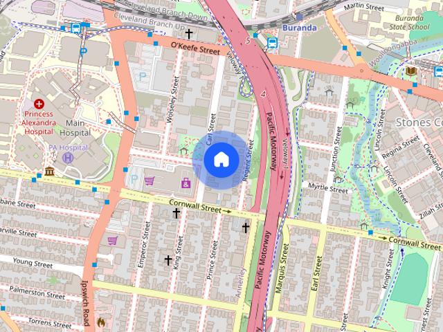 Apartment for rent in Buranda, Greater Brisbane