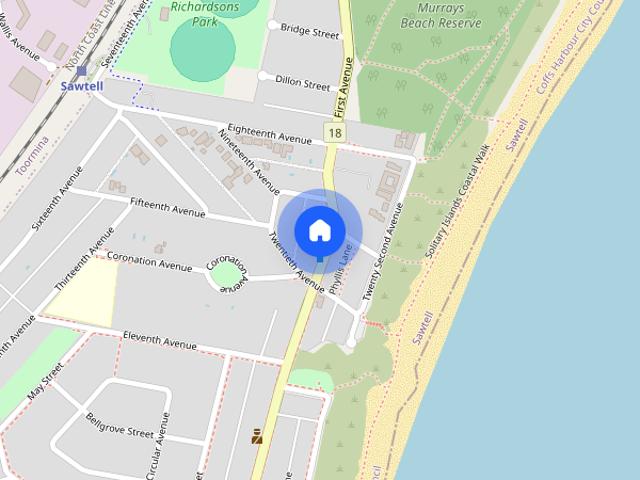 House for rent in Sawtell, Coffs Harbour City Council