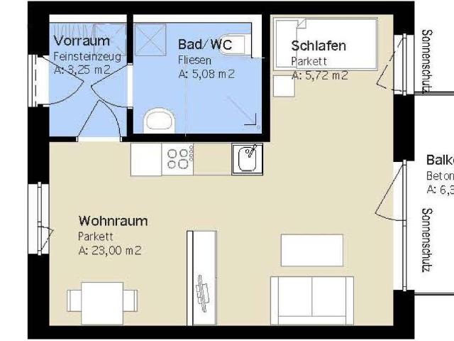 Apartment mieten in Wetzelsdorf, Gersdorf-Feistritz
