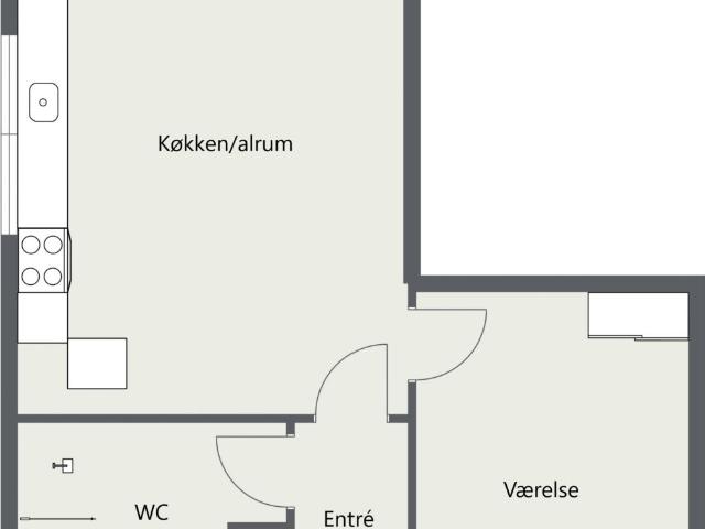 Lejlighed til leje i Kjellerup, Århus