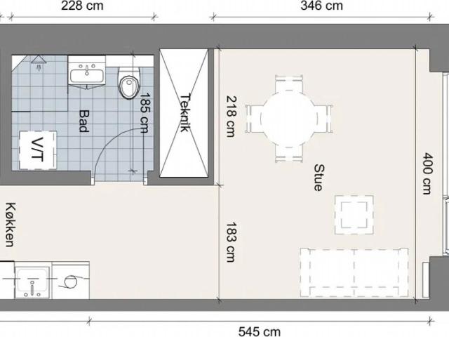 Lejlighed til leje i Helsinge, Brøndby