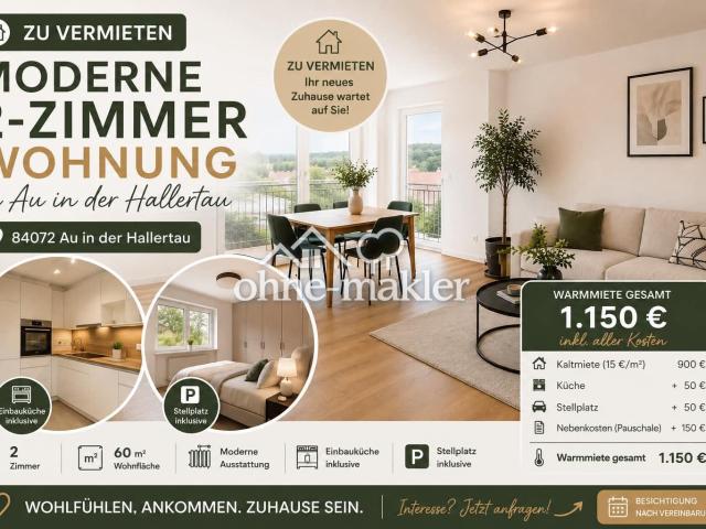 Apartment mieten in Au in der Hallertau, Bayern