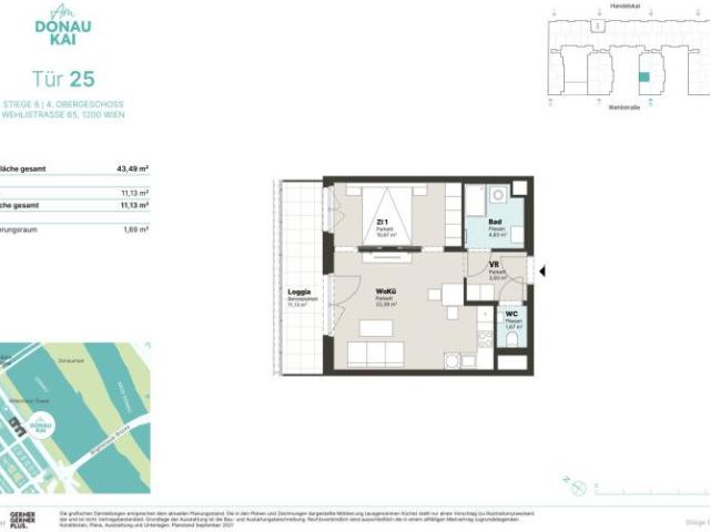 Apartment mieten in KG Brigittenau, Wien