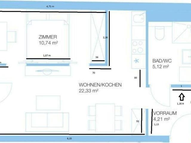 Apartment mieten in Donaustadt, Wien