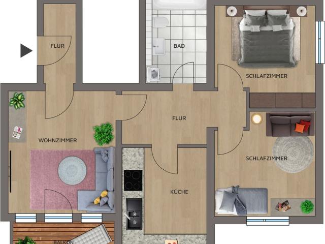 Apartment mieten in Ostviertel, Gera