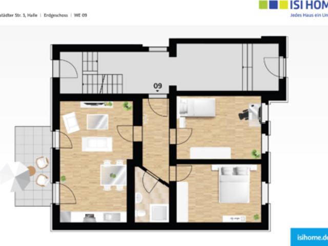 Apartment mieten in Lutherplatz/Thüringer Bahnhof, Halle