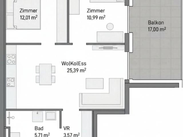 Wohnung kaufen in Gries, Gersdorf-Feistritz