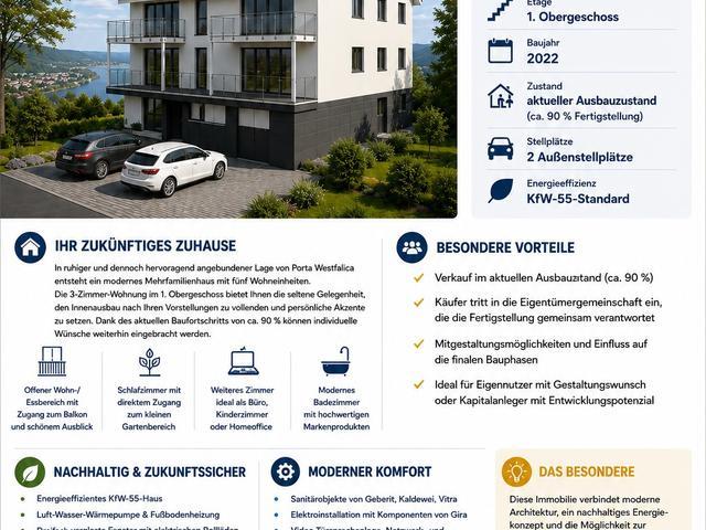 Wohnung kaufen in Hausberge, Porta Westfalica