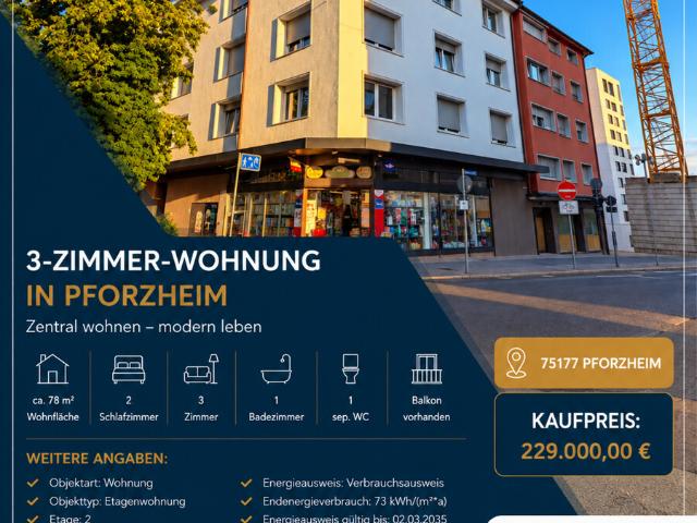 Wohnung kaufen in Innenstadt, Pforzheim
