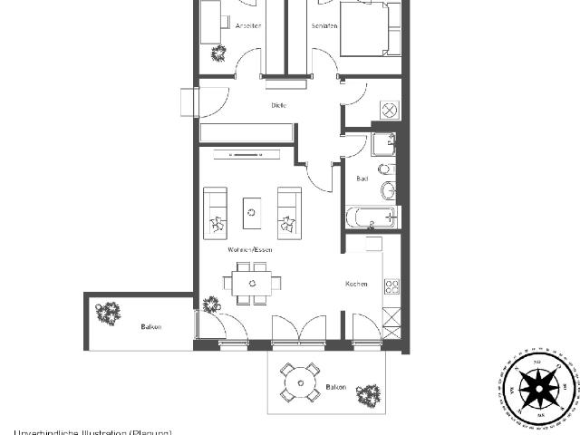 Apartment mieten in Hermannswerder, Potsdam