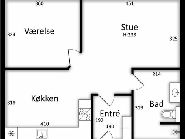 Lejlighed til leje i Næstved
