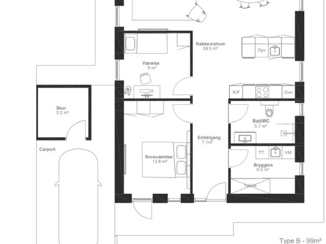 Villa til leje i Jelling, Vejle Kommune