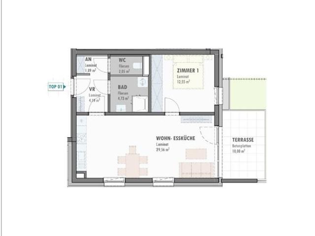 Apartment mieten in Draßburg/Rasporak, Bezirk Mattersburg