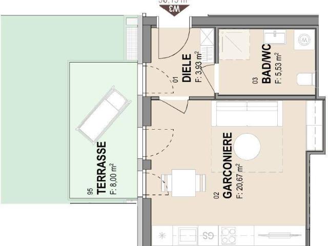 Apartment mieten in Katastralgemeinde Gries, Graz