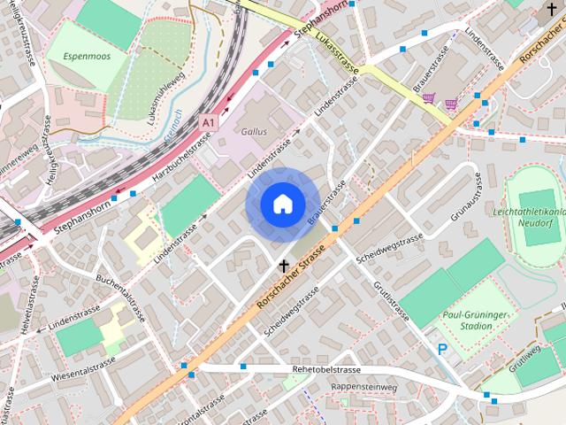 Apartment mieten in Schwarzenbach (SG), St. Gallen