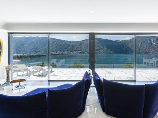 Attikawohnung kaufen in Bissone, Tessin