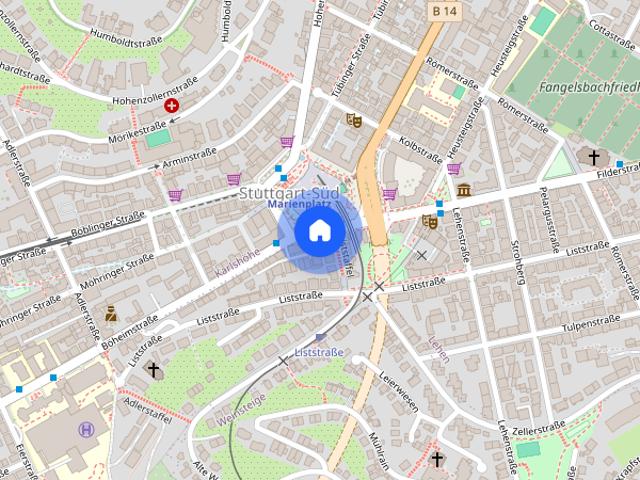 Apartment mieten in Karlshöhe, Stuttgart