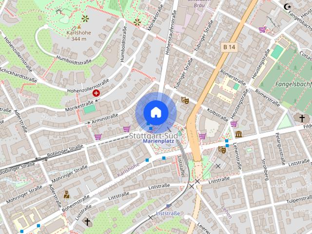 Apartment mieten in Karlshöhe, Stuttgart