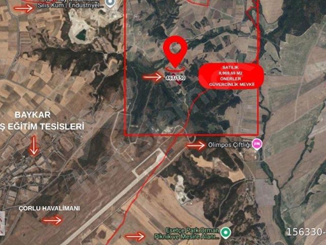 Önerler Mahallesi, Çorlu içerisinde satılık Arsa