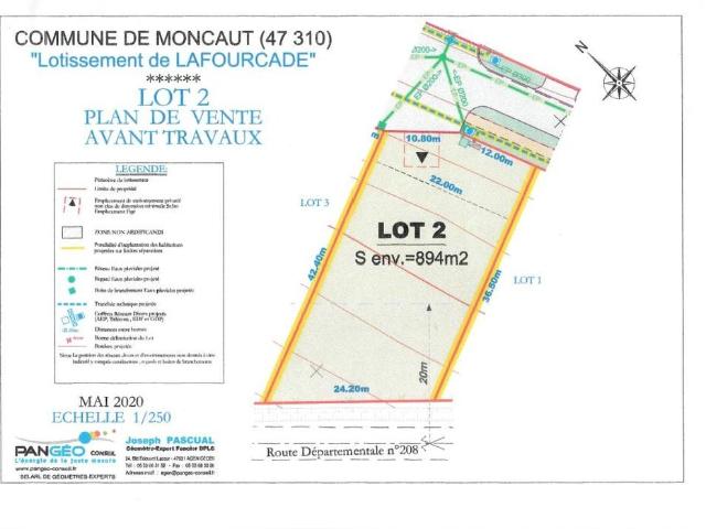 Terrain vente à France métropolitaine, Moncaut