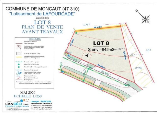 Terrain vente à France métropolitaine, Moncaut