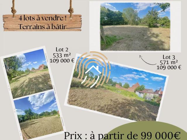 Terrain vente à Lille, Moncheaux