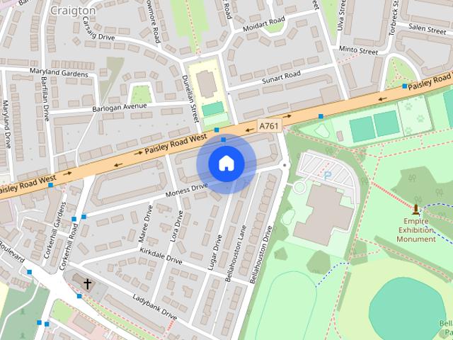 Apartment for rent in Craigton, Glasgow