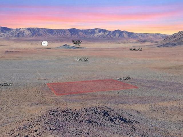 Land for sale in Lucerne Valley, California