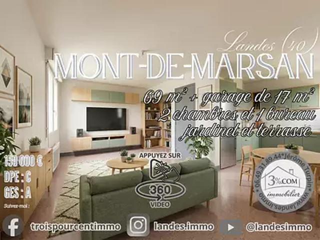 Maison vente à Mont-de-Marsan, Mont-de-marsan