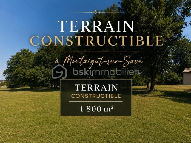 Terrain vente à Toulouse, Montaigut-sur-save