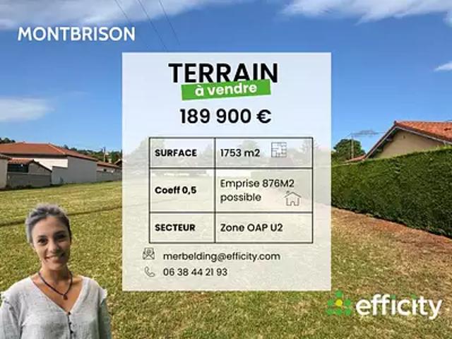 Terrain vente à Montbrison