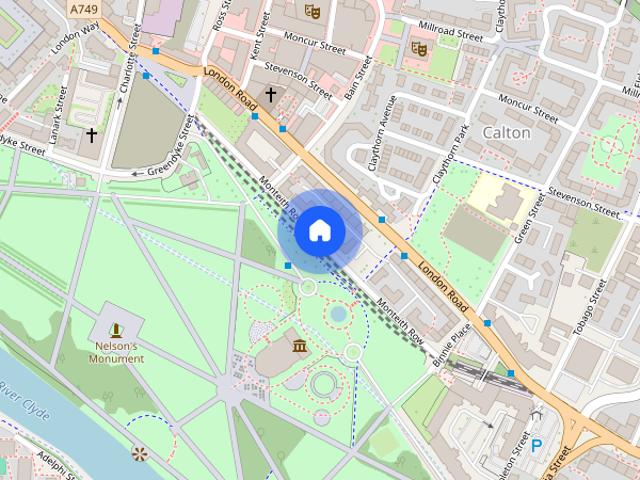 Apartment for rent in Calton, Scotland