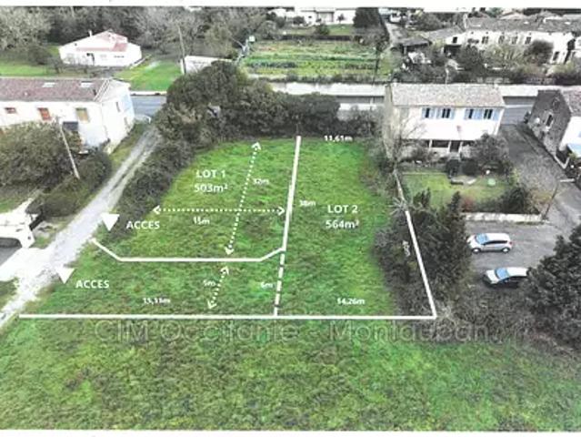 Terrain vente à Toulouse, Montgaillard-lauragais