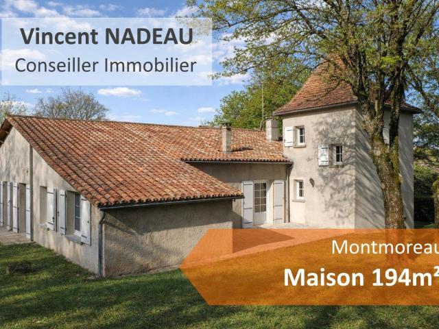 Maison vente à Angoulême, Montmoreau-saint-cybard