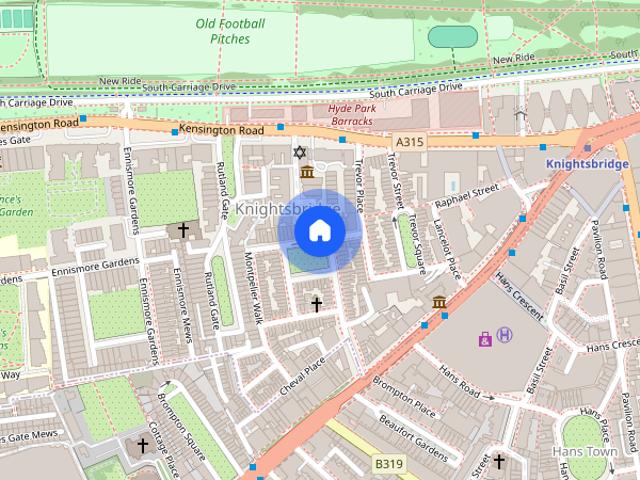 House for rent in Knightsbridge, Greater London