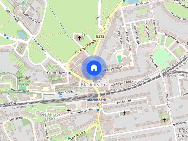 Apartment for rent in London Borough of Lewisham, Blackheath